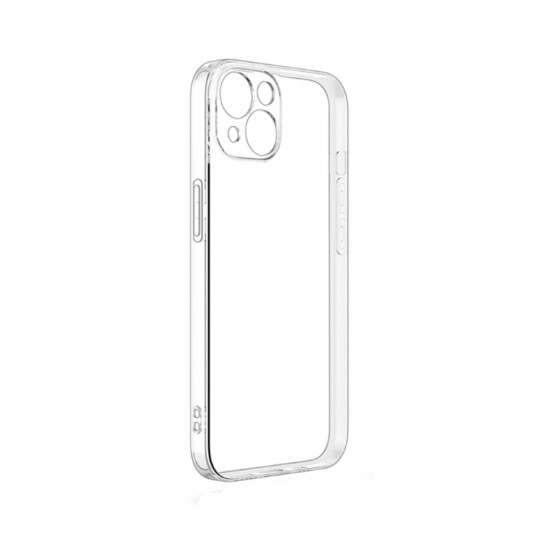 Soft Silicone Case with Camera Shield for Apple iPhone 13 Transparent